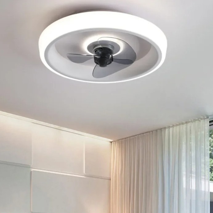 LED Ceiling Fan Lampu Kipas Plafon Rumah Modern