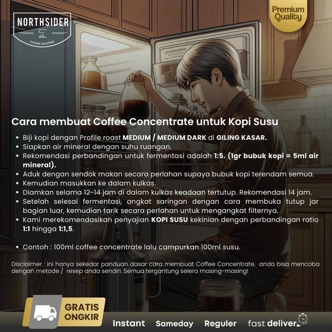 

Northsider Kopi Arabika Mocha Java Espresso Blend Cold Brew Coffee