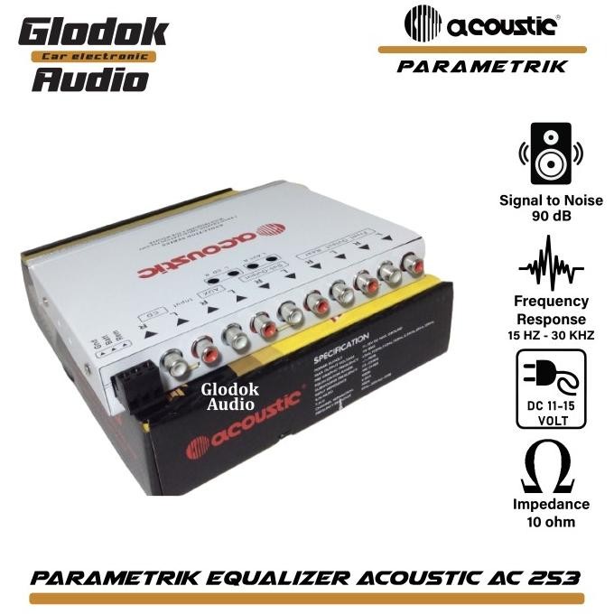 Spesial Acoustic Ac253 Preamp Parametric Equalizer 11 Band With Freq Subwofer