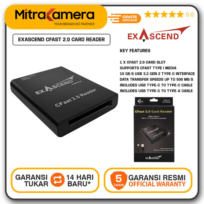 EXASCEND CFast 2.0 Card Reader