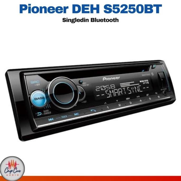 Miliki Tape Mobil Audio Pioneer Deh-S5250Bt Bluetooth Single Din Pioneer