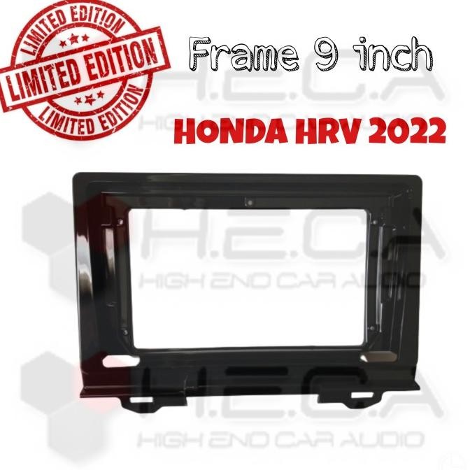 Diskon Frame 9" Hrv 2022 Android 9 Inch Head Unit Double Din Tv Tape Mobil