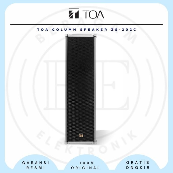 Toa Speaker Column Zs-202C | Kolom Toa 20 Watt Black Resmi New New Stok