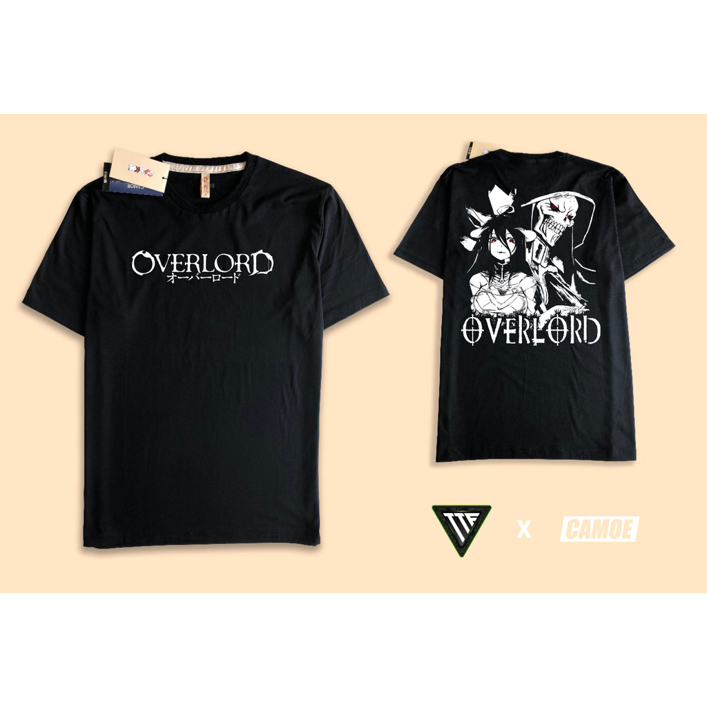 Kaos Tshirt Anime Overlord Ainz Ooal Gown Albedo