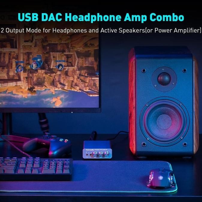 Fosi Audio K5 Pro K5Pro Gaming Dac Headphone Amplifier Mini Hi-Fi New Stok