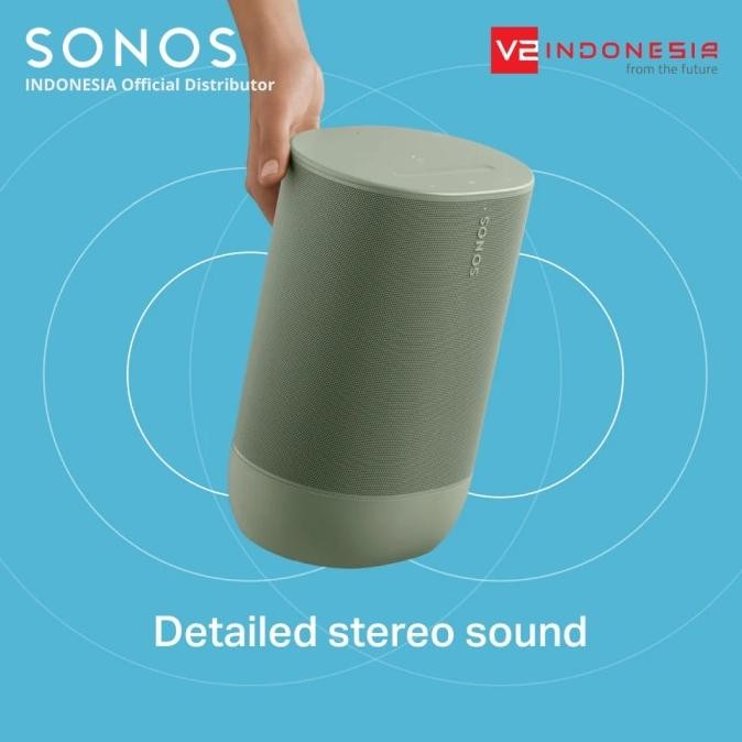 Sonos Move 2 Portable Speaker Bluetooth & Wifi System - Olive New Stok