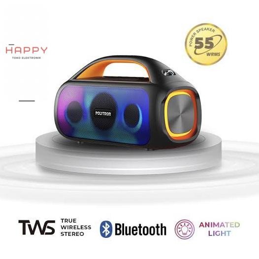 Polytron Partymax Speaker Bluetooth Polyrron Portable Wireless Speaker Polytron Pps 4Ph12 / Speaker 