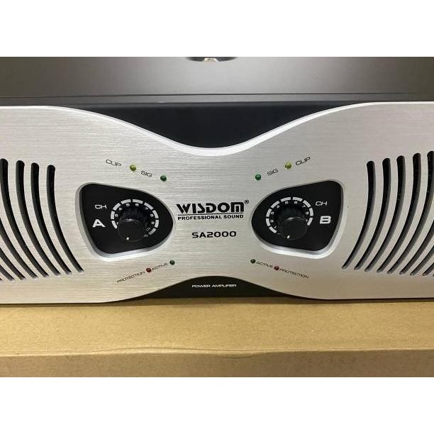 Power Amplifier Wisdom Sa2000 Sa 2000 Original Audio Pro New Stok