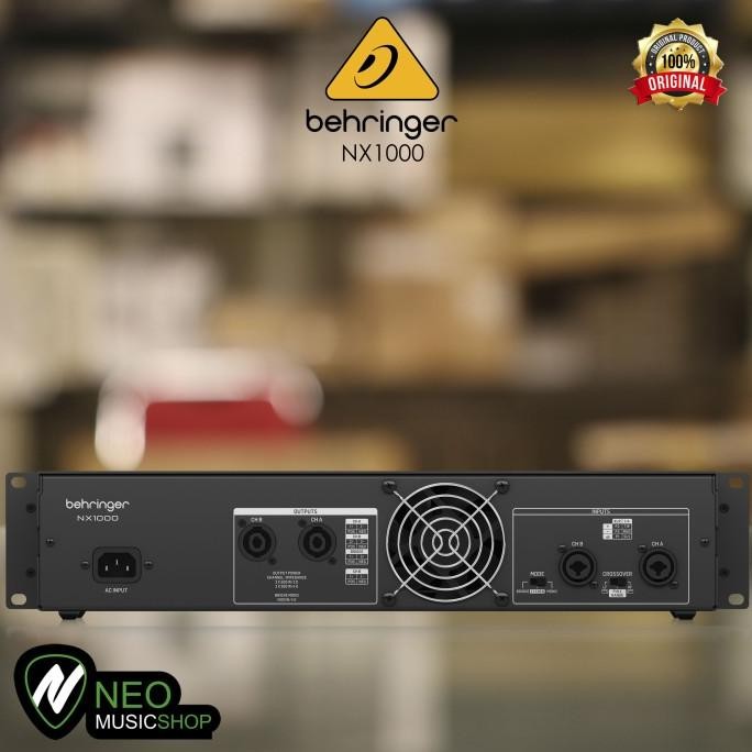 Behringer Nx1000 Ultra-Lightweight 1000-Watt Class-D Power Amplifier New Stok