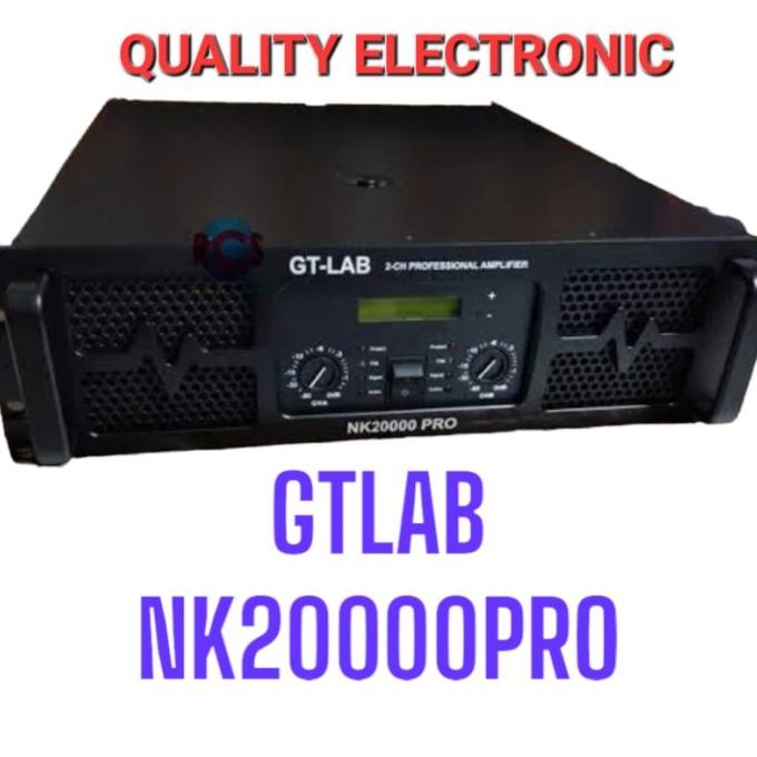 Power Amplifier Gt Lab Rdw Nk 20000 Pro/ Nk20000 Pro - 2 Channel New Stok