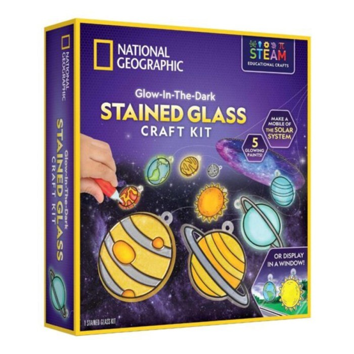 

National Geographic Stained Glass Craft Kit