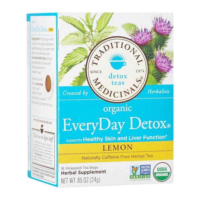 

Traditional Medicinals Organic Everyday Detox Lemon Tea 24 g