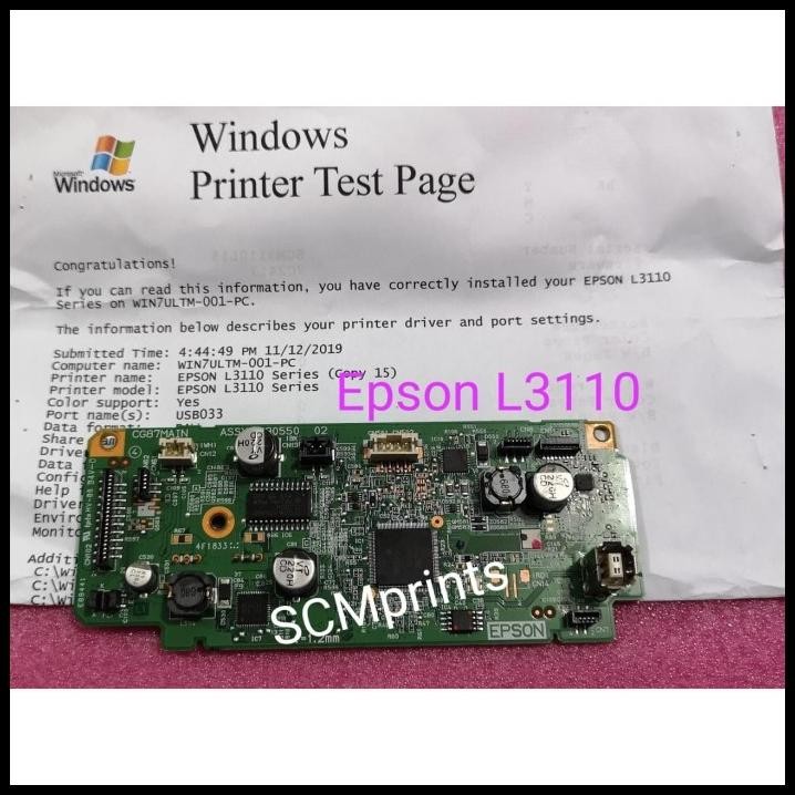 Logic Board Epson L3110 New Original Part Motherboard L-3110 L 3110