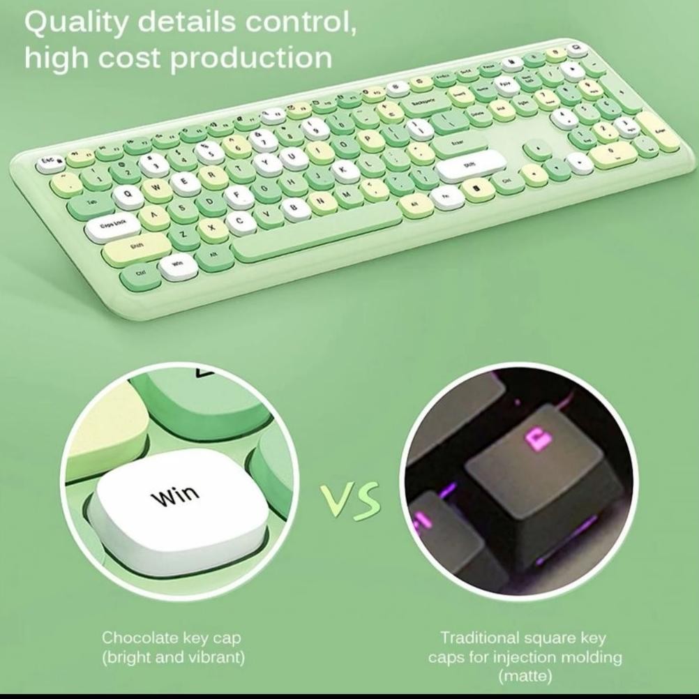 Keyboard Mechanical Gaming Wireless Free Mouse Wireless Bluetooth 2.4Ghz