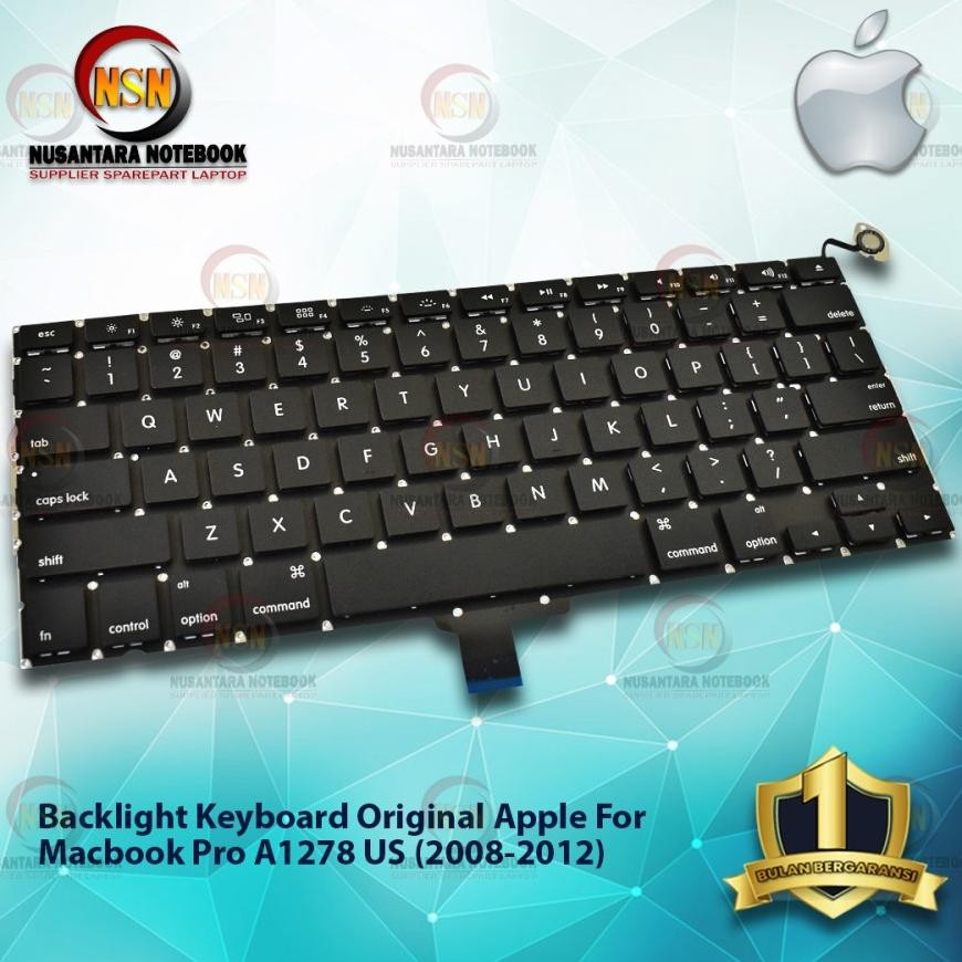 Keyboard Apple Macbook Pro 13 A1278 2012 Md101 Md102