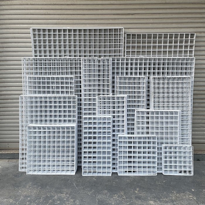 PRODUK TERBATAS Kawat Ram 65x45 Cm - Rak Display Aksesoris HP - Rak Gantung putih