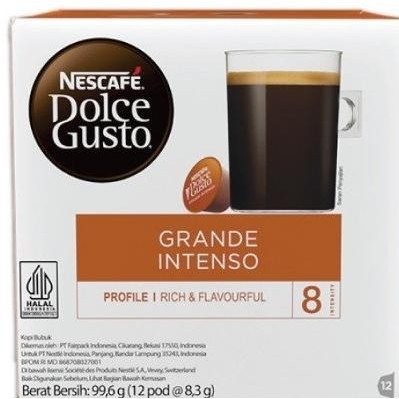 

Nescafe Dolce Gusto Grande Intenso 16 Capsule | Coffee Kapsul Kopi