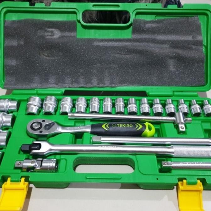 KUNCI SOK SET TEKIRO 8-32 24 PCS / KUNCI SOCKET 24PCS / 12PT 6PT ORIGINAL DAN TERPERCAYA