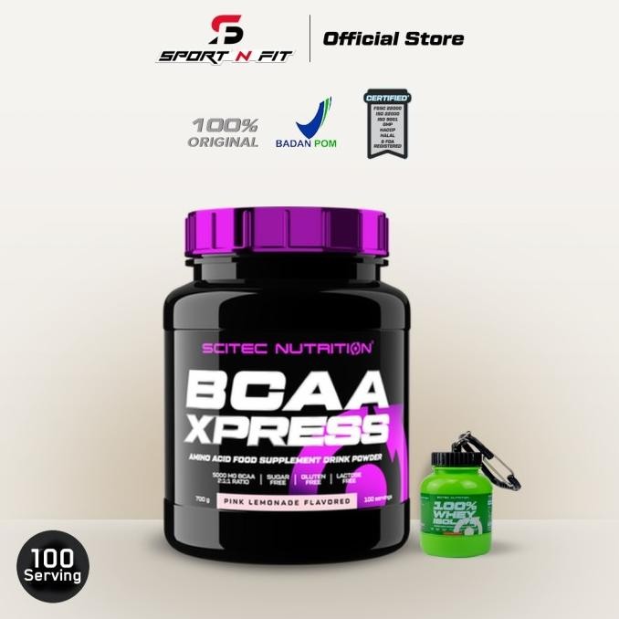 

Produk Baru!! Sctiec - BCAA XPRESS 700Gram Pink Lemon
