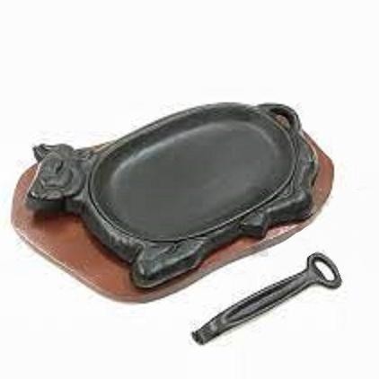 

Produk Baru!! Hotplate Sapi Besar / Hot plate piring Steak SUNRISE + Tatakan + kait