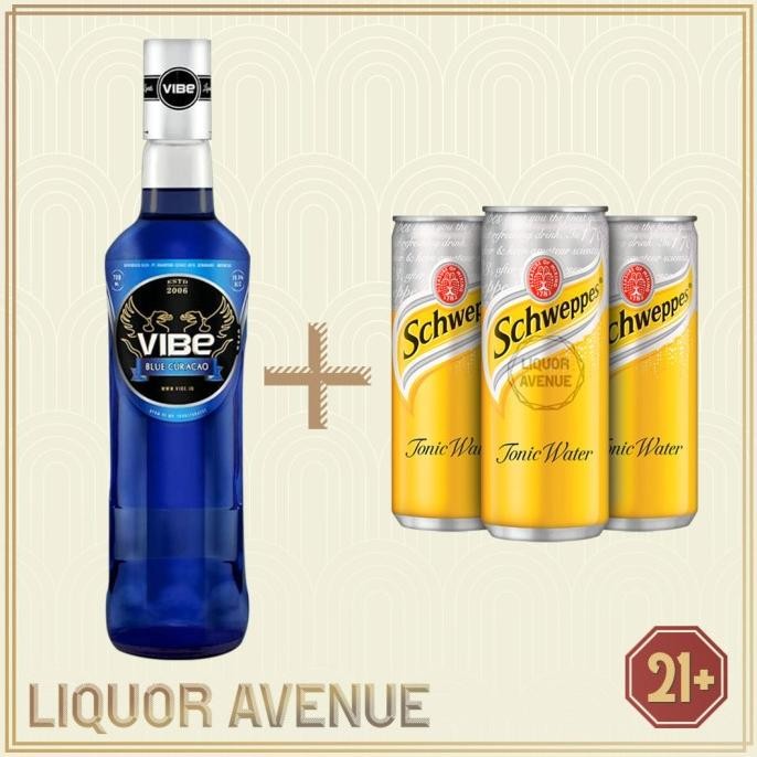

Produk Baru!! VIBE Blue Curacao 700ml + 3 Can Tonic Water