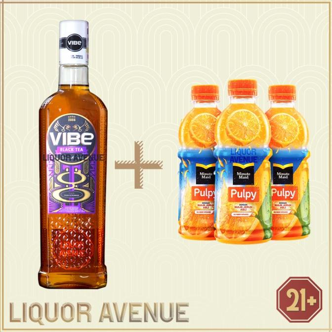 

Produk Baru!! VIBE Premium Black Tea 700ml + 3 Botol Pulpy Orange