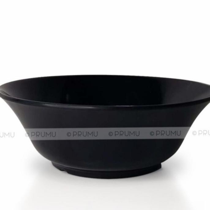 :::::::] Mangkok Unica Melamin | Mangkok Hitam Jepang Bento Mangkok Mie M9906