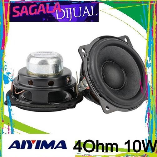 CO AIYIMA 1Pcs 2.25 Inch Full Range Sound Speakers 4 Ohm 10W Neodymium