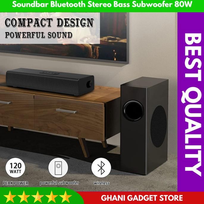 CO Soundbar Bluetooth Speaker Home Theater Wireless TV Subwoofer Speker