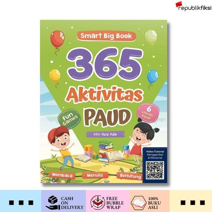 Buku Aktivitas Anak - Smart Big Book 365 : Aktivitas PAUD - Fitri Nurul Aulia - Cikal Aksara 