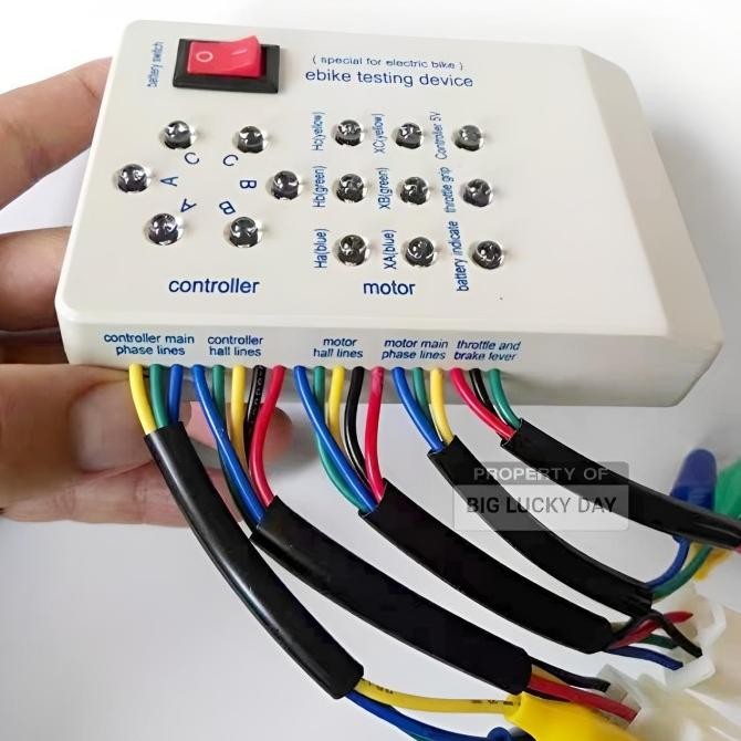Ready Tester Komponen Sepeda Listrik Alat Tes Motor Brushless Controller