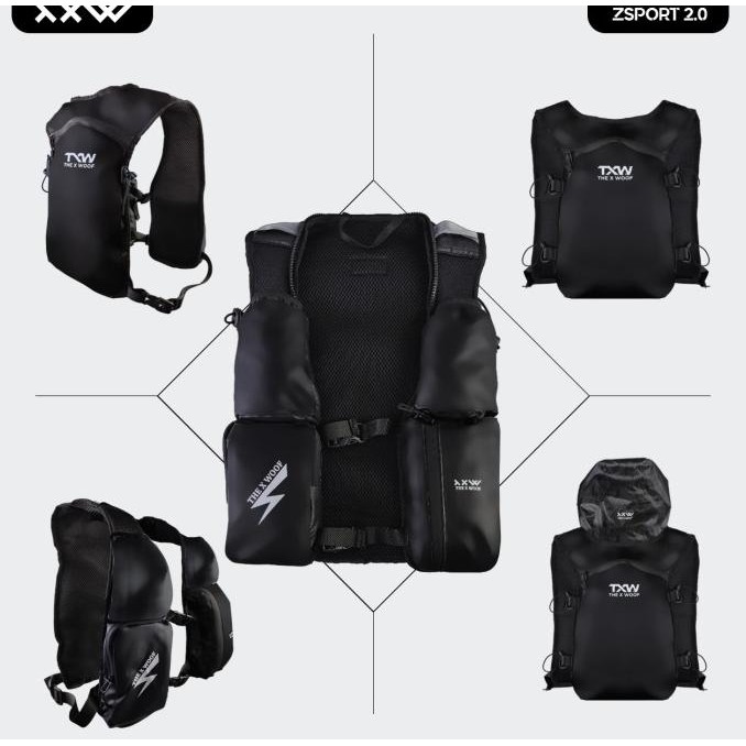 Ready Tas Hydropack Outdoor Hiking Lari Sepeda Motor Hydration Pack Tas Trail The X Woof Zsport2