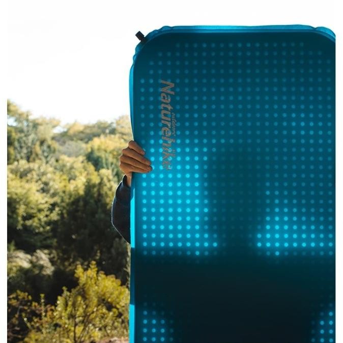 MATRAS SELF INFLATE KOTAK NATUREHIKE NH19Q034-D SLEEPING PAD CAMPING Original dan Terpercaya