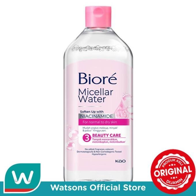 Terlaris Biore Micellar Water Soften Up 400Ml Ready Stok