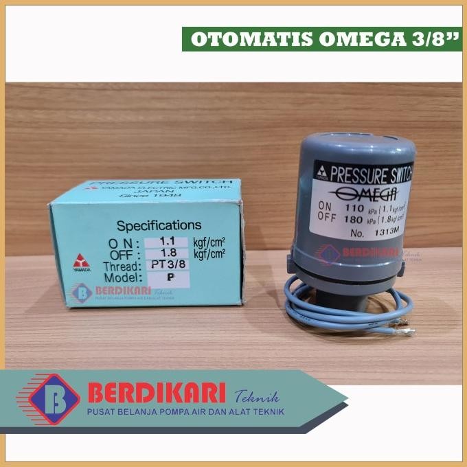 langsung order saja] otomatis / pressure switch pompa air, omega japan brand 3/8" YAMADA