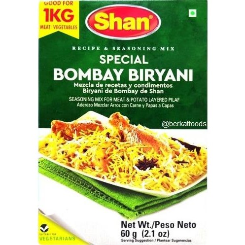 

monggo] Bombay Biryani Masala Shan / Bumbu Nasi Biryani Bubuk Rempah Khas Arab India Pakistan / Seasoning Mix