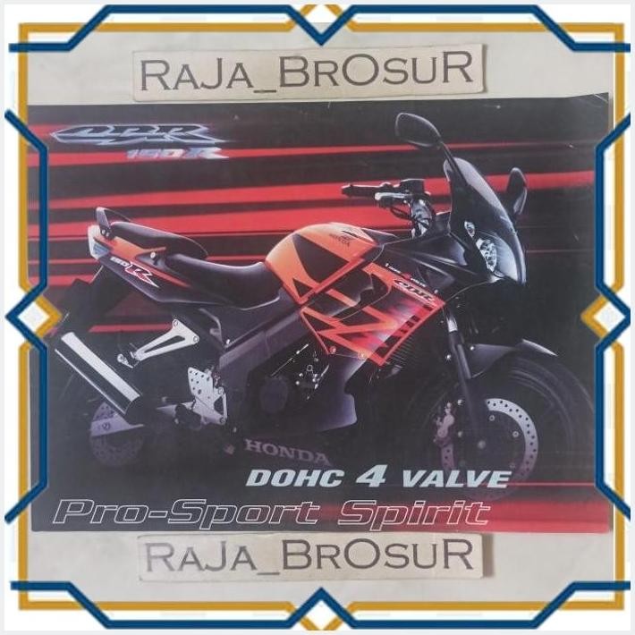 [RJB] POSTER BROSUR KATALOG HONDA CBR150R CBR 150R CBR 150 R CBU THAI 2004