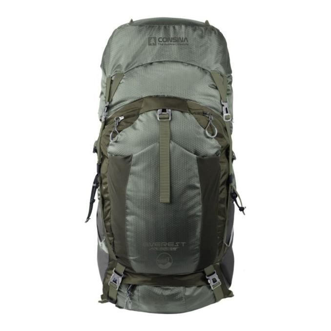 Terlaris Consina Everest 60 + 5 Liter 60+5 L Carrier Tas Gunung Ransel Original Ready Stok