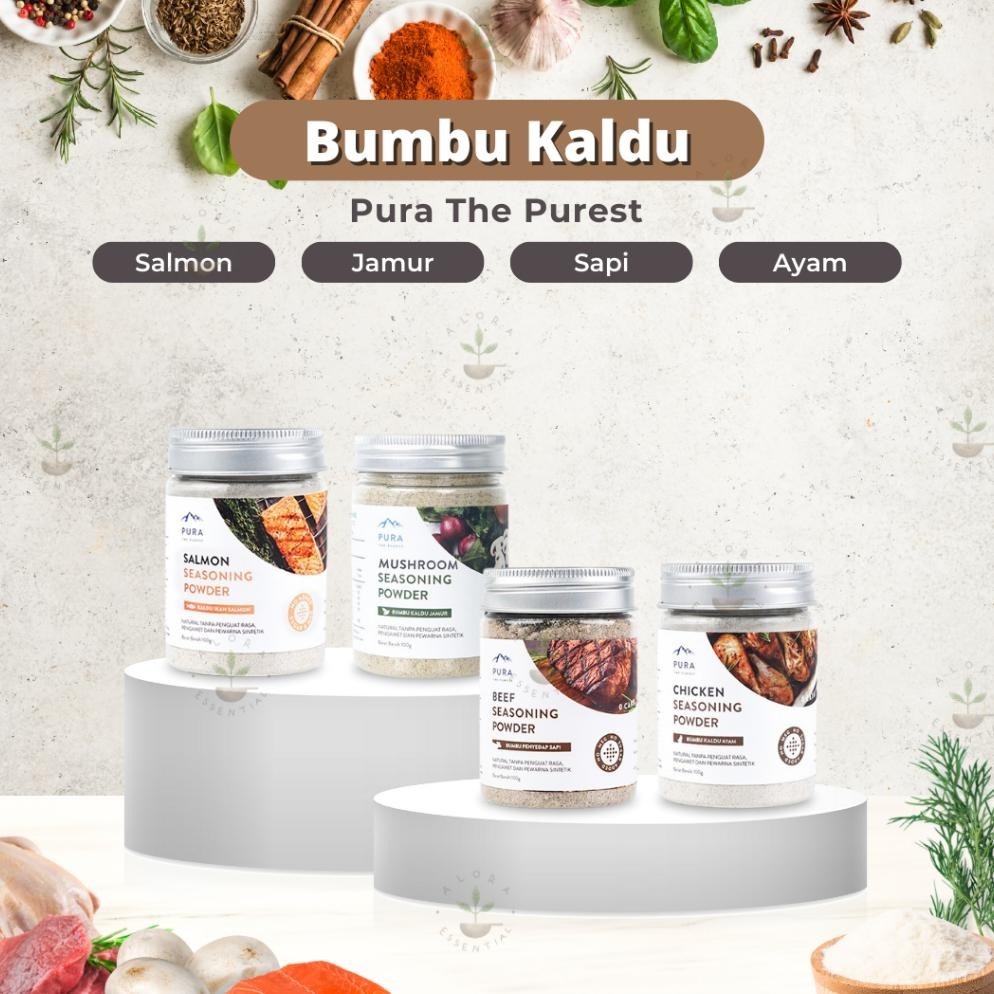 

Pura Seasoning With Himalayan Salt 100gr Kaldu MPASI Pura Non MSG