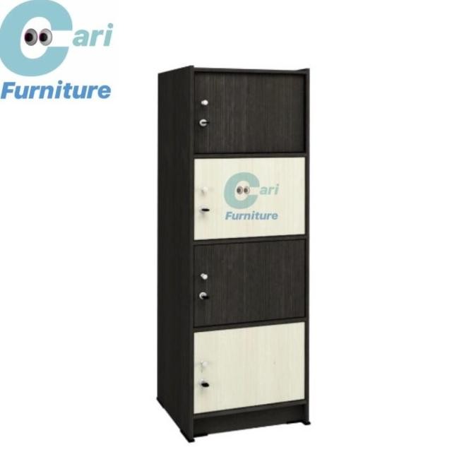 

Rak Locker Buku Lemari Serbaguna 4 Pintu Full Kunci #Carifurniture