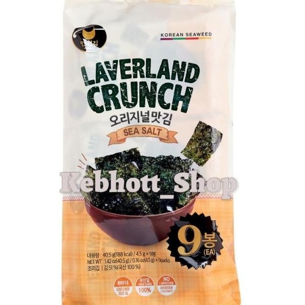 

Majun Laverland Crunch Ea Orean Eaweed 405Gr Rumput Laut