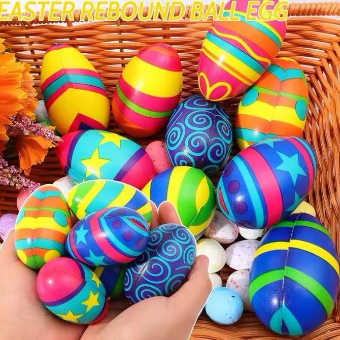 Silahkan Order] Telur Paskah Pastel Mainan 6pcs/Dekorasi Hiasan Paskah/Easter Egg