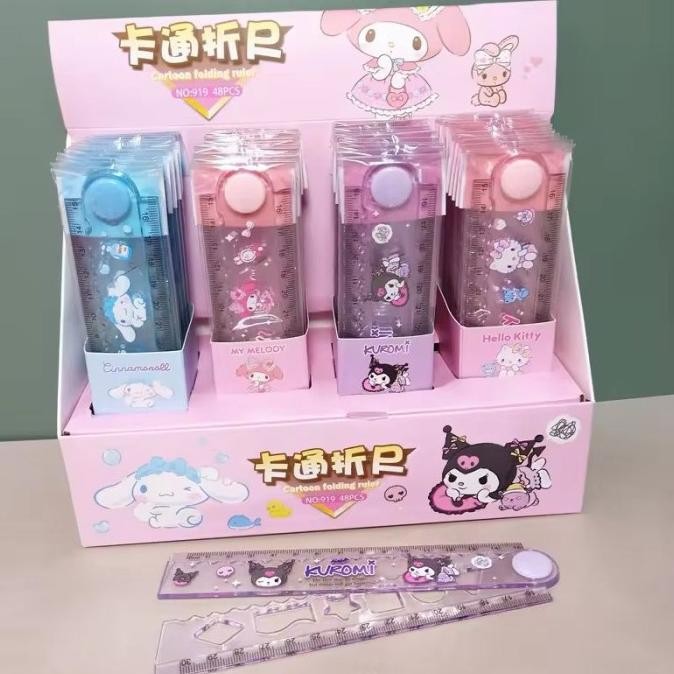 

@#@#@#] Folding ruler 30cm sanrio penggaris panjang lipat melody cinnamoroll kuromi kitty