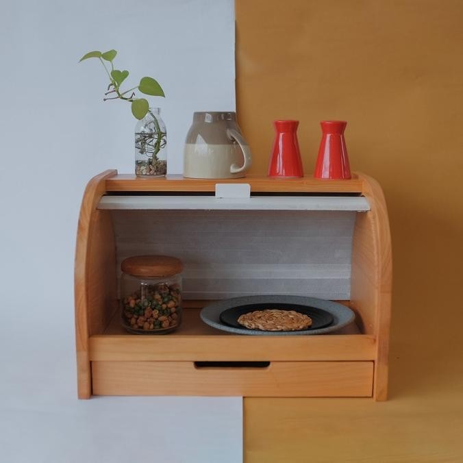 CO Tempat roti tawar / bread Case / slide box uwitan