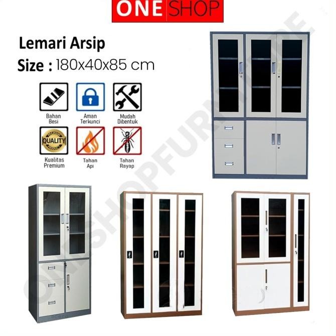 

Lemari Arsip Kantor Besar 3 Pintu Lemari Besi Kantor Plat Besi