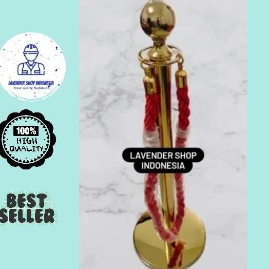 

Tiang Pembatas Antrian Tali Merah / Pembatas Antrian