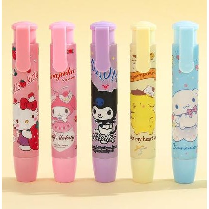 

:::::::] Penghapus cetek Sanrio kuromi cinnamoroll melody pompurin eraser