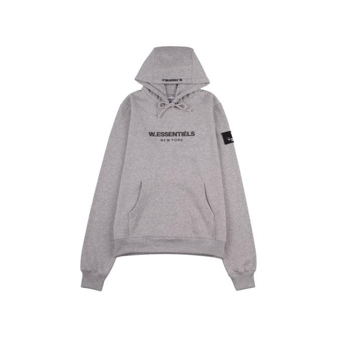 Sale W.Essentiels Jaket Ecume Oversize Hoodie Misty Grey Essentiels