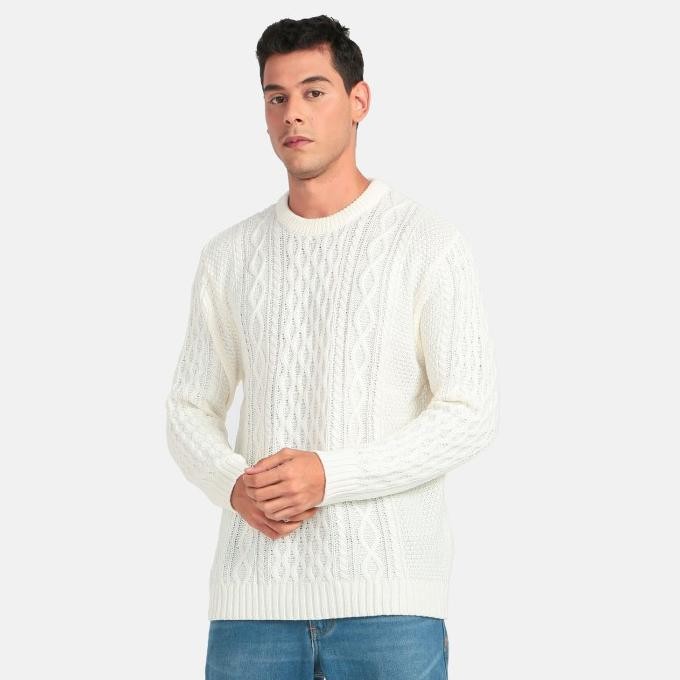 Sale Guten Inc - Sweater Rajut Pria Cable