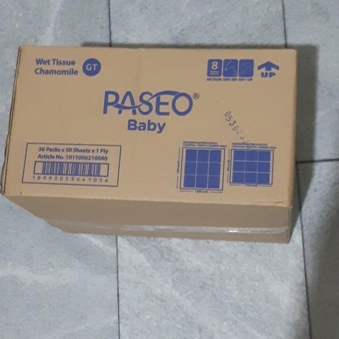 New - 1 Dus - Tisu Basah PASEO Baby Wipes 50s